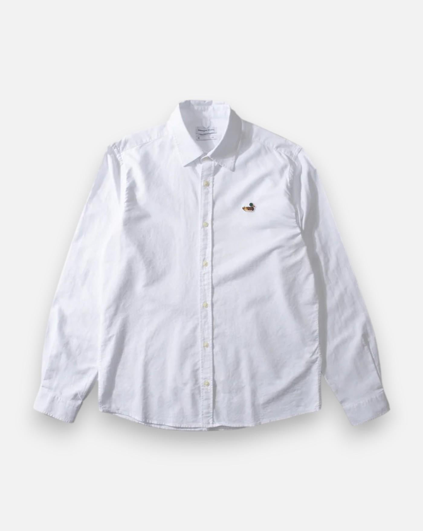 Camisa Edmmond Duck Shirt Oxford 1261001000 PLAIN WHITE EDMMOND 