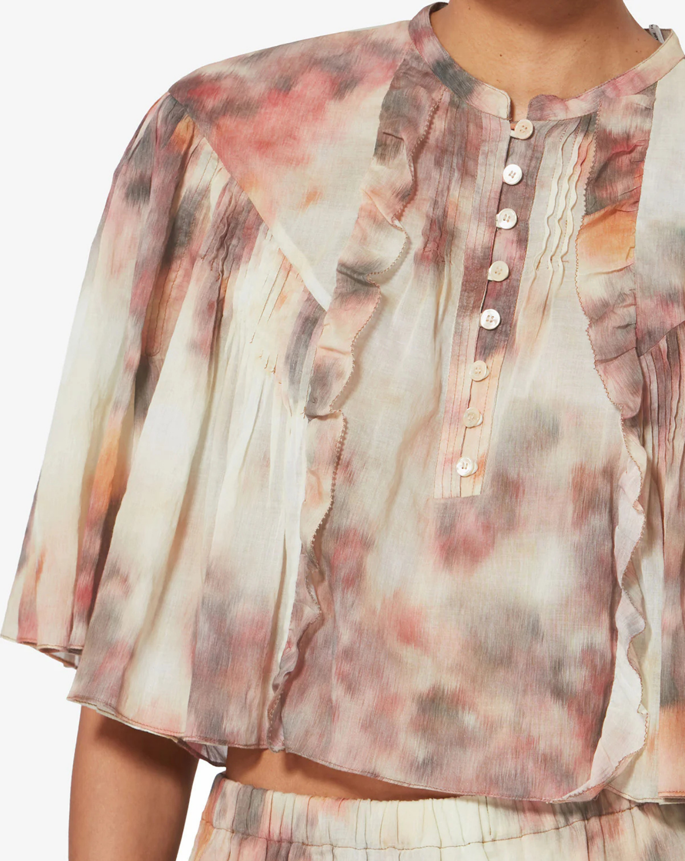 Blusa Isabel Marant Veelia HT0854FAD1J13E 90BE ISABEL MARANT 