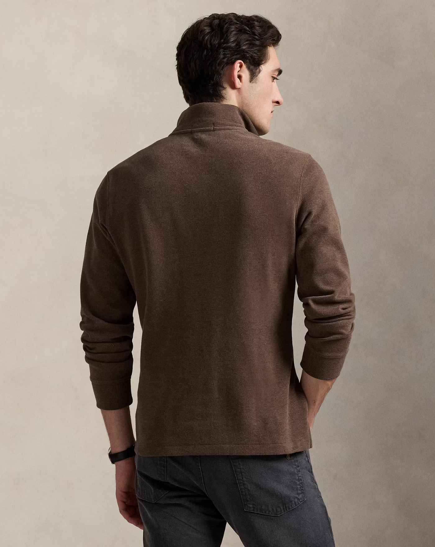 Jersey Polo Ralph Lauren Estate Rib 710671929077 BROWN POLO RALPH LAUREN 